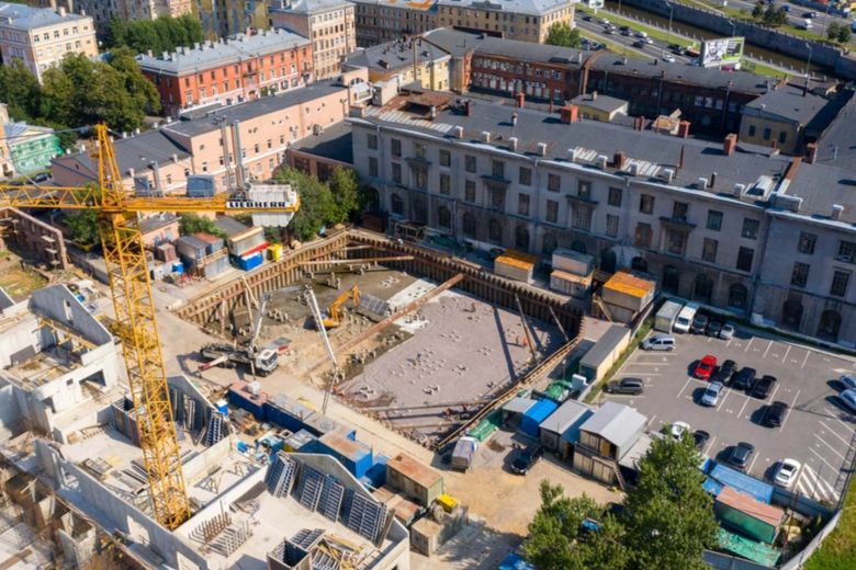 На фото — ход строительства ЖК «Артхаус»
