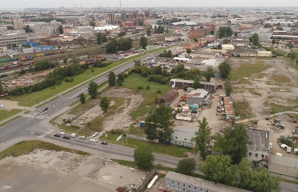 На фото — Митрофаньевское кладбище с высоты