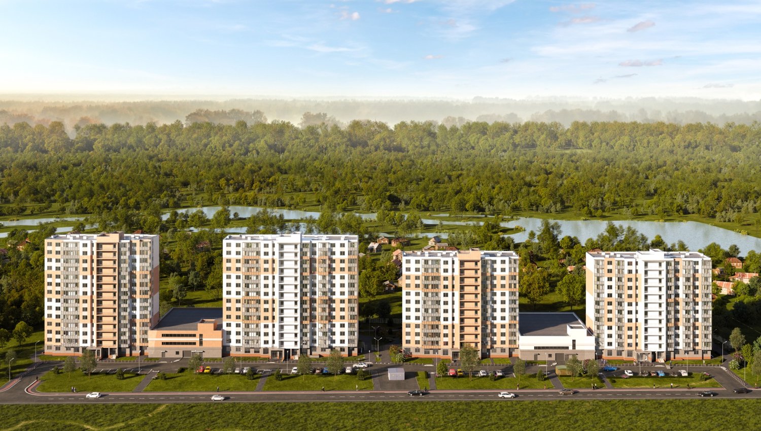 ЖК «Цветной город, DUOPARK». Изображение предоставлено застройщиком